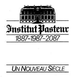INSTITUT PASTEUR 1887-1987-2087 UN NOUVEAU SIECLE logo