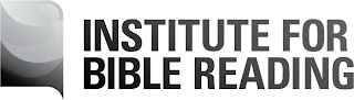 INSTITUTE FOR BIBLE READING logo