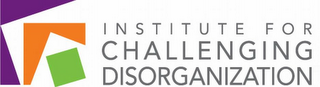 INSTITUTE FOR CHALLENGING DISORGANIZATION logo
