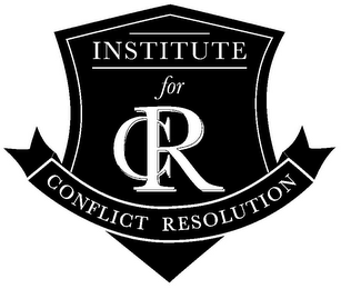 INSTITUTE FOR CONFLICT RESOLUTION CR logo