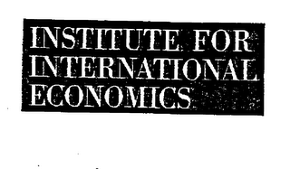 INSTITUTE FOR INTERNATIONAL ECONOMICS logo