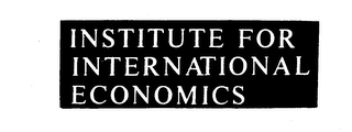 INSTITUTE FOR INTERNATIONAL ECONOMICS logo