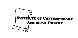 INSTITUTE OF CONTEMPORARY AMERICAN POETRY logo