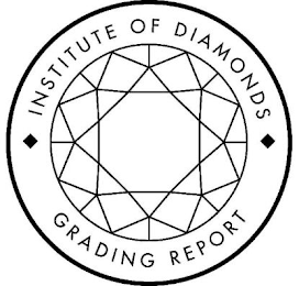 INSTITUTE OF DIAMONDS GRADING REPORT logo