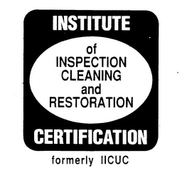 INSTITUTE OF INSPECTION CLEANING AND RESTORATION CERTIFICATION FORMERLY IICUC logo