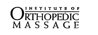 INSTITUTE OF ORTHOPEDIC MASSAGE logo