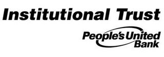 INSTITUTIONAL TRUST PEOPLE'S UNITED BANK logo