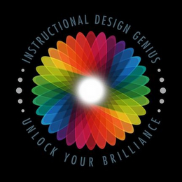 INSTRUCTIONAL DESIGN GENIUS UNLOCK YOURBRILLIANCE logo