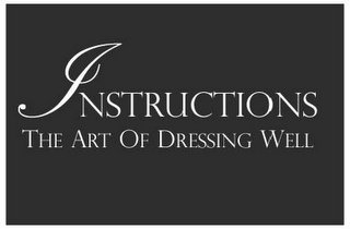 INSTRUCTIONS THE ART OF DRESSING WELL logo