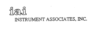 INSTRUMENT ASSOCIATES, INC. IAI logo