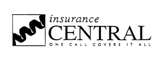 INSURANCE CENTRAL ONE CALL COVERS IT ALL logo