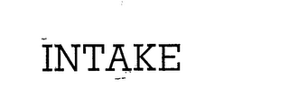 INTAKE logo