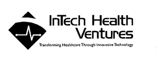 INTECH HEALTH VENTURES TRANSFORMING HEALTHCARE THROUGH INNOVATIVE TECHNOLOGY logo