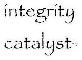 INTEGRITY CATALYST logo