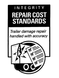 INTEGRITY REPAIR STANDARDS TRAILER DAMAGE REPAIR HANDLED WITH ACCURACY logo