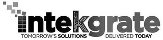 INTEKGRATE TOMORROW'S SOLUTIONS DELIVERED TODAY logo