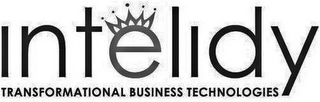 INTELIDY TRANSFORMATIONAL BUSINESS TECHNOLOGIES