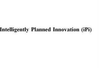 INTELLIGENTLY PLANNED INNOVATION (IPI) logo