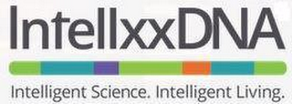 INTELLXXDNA INTELLIGENT SCIENCE. INTELLIGENT LIVING. logo