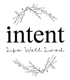 INTENT LIFE WELL LIVED logo