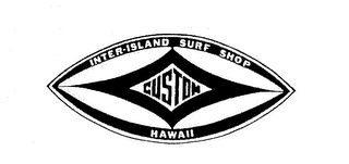 INTER-ISLAND SURF SHOP CUSTOM HAWAII logo