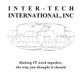 INTER-TECH INTERNATIONAL, INC MAKING ITWORK TOGETHER THE WAY YOU THOUGHT IT SHOULD logo