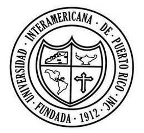 INTERAMERICANA DE PUERTO RICO INC 1912 FUNDADA UNIVERSIDAD logo