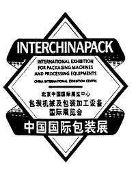 INTERCHINAPACK INTERNATIONAL EXHIBITION FOR PACKAGING MACHINES AND PROCESSING EQUIPMENT CHINA INTERNATIONAL EXHIBITION CENTRE logo