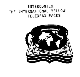 INTERCONTEX THE INTERNATIONAL YELLOW TELEXFAX PAGES logo