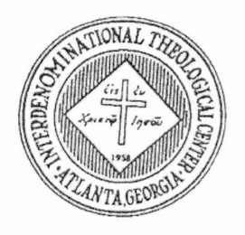 · INTERDENOMINATIONAL THEOLOGICAL CENTER · ATLANTA, GEORGIA 1958 logo