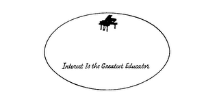 INTEREST IS THE GREATEST EDUCATOR logo