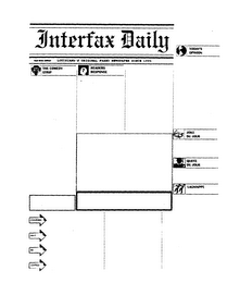 INTERFAX DAILY THE COMEDY STRIP READERSRESPONSE TODAY'S OPINION JOKE DU JOUR QUOTE DU JOUR LAGNIAPPE DAILY LOUISIANA'S ORIGINAL FAXED NEWSPAPER SINCE 1995 RED STICK EDITION logo