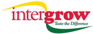INTERGROW TASTE THE DIFFERENCE logo