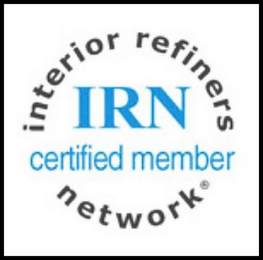 INTERIOR REFINERS NETWORK IRN CERTIFIED MEMBER logo