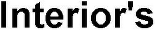 INTERIOR'S logo