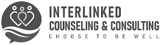 INTERLINKED COUNSELING & CONSULTING CHOOSE TO BE WELL logo