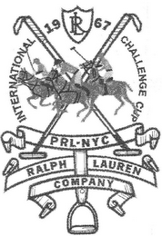 INTERNATIONAL 1967 CHALLENGE CUP PRL-NYC RALPH LAUREN COMPANY RL logo