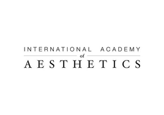 INTERNATIONAL ACADEMY OF AESTHETICS logo