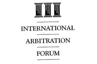 INTERNATIONAL ARBITRATION FORUM logo