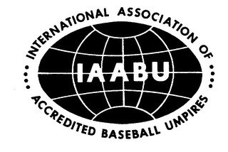 INTERNATIONAL ASSOCIATION OF ACCREDITED BASEBALL UMPIRES IAABU logo