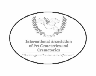 INTERNATIONAL ASSOCIATION OF PET CEMETERIES AND CREMATORIES "THE RECOGNIZED LEADERS IN PET AFTERCARE" IAOPCC logo