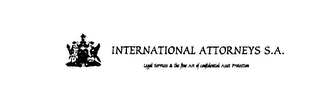 INTERNATIONAL ATTORNEYS S.A. LEGAL SERVICES & THE FINE ART OF CONFIDENTIAL ASSET PROTECTION logo