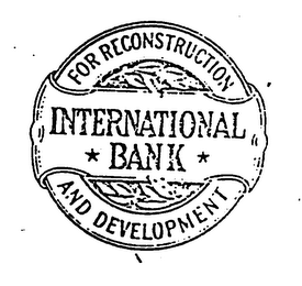 INTERNATIONAL BANK FOR RECONSTRUCTION AND DEVELOPMENT logo