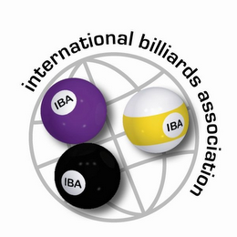 INTERNATIONAL BILLIARDS ASSOCIATION IBA IBA IBA logo
