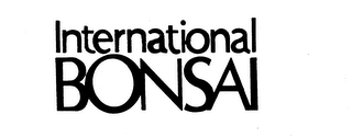 INTERNATIONAL BONSAI logo