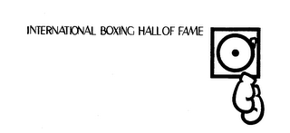 INTERNATIONAL BOXING HALL OF FAME logo