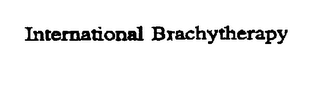 INTERNATIONAL BRACHYTHERAPY logo