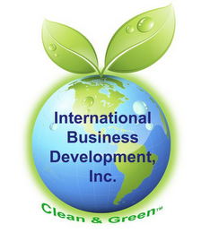 INTERNATIONAL BUSINESS DEVELOPMENT, INC. CLEAN & GREEN logo