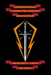INTERNATIONAL COMBATIVE SCIENCE ASSOCIATION RESEARCH · TRAIN VALIDATE logo