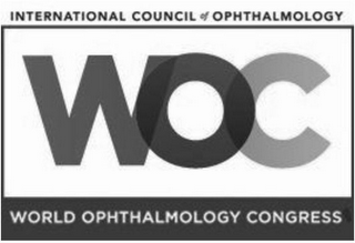 INTERNATIONAL COUNCIL OF OPHTHALMOLOGY WOC WORLD OPHTHALMOLOGY CONGRESS logo